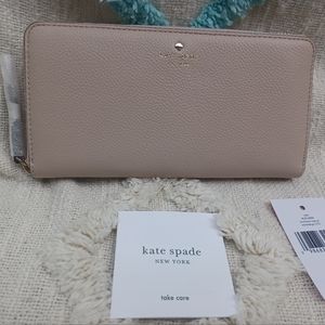NWT Kate Spade Beige Wallet